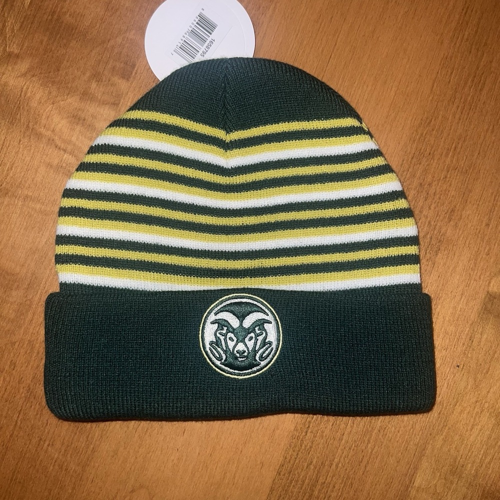 NEW‎ Colorado State Rams Knit Beanie Hat Captivating NCAA Unisex